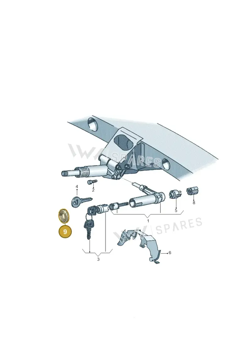 8D0905869 — SEAT CORDOBA/SE241 (2002-2005) diagram 071115000, position 9
