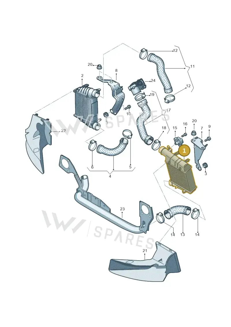 8E0145805AA — SEAT Exeo ST Reference (2008-2011) diagram 454145860, position 1
