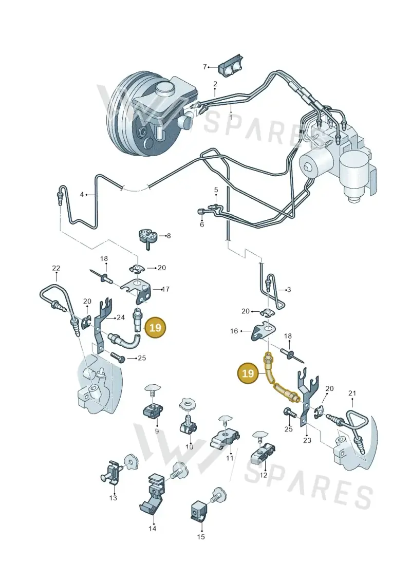 8E0611707G — SEAT Exeo ST Reference (2008-2011) diagram 249611200, position 19