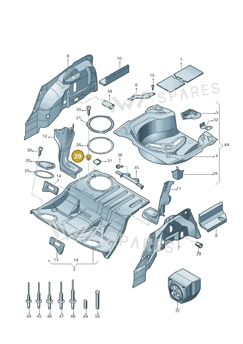 8E0805943 — SEAT Exeo ST Reference (2008-2011) diagram 249803500, position 29