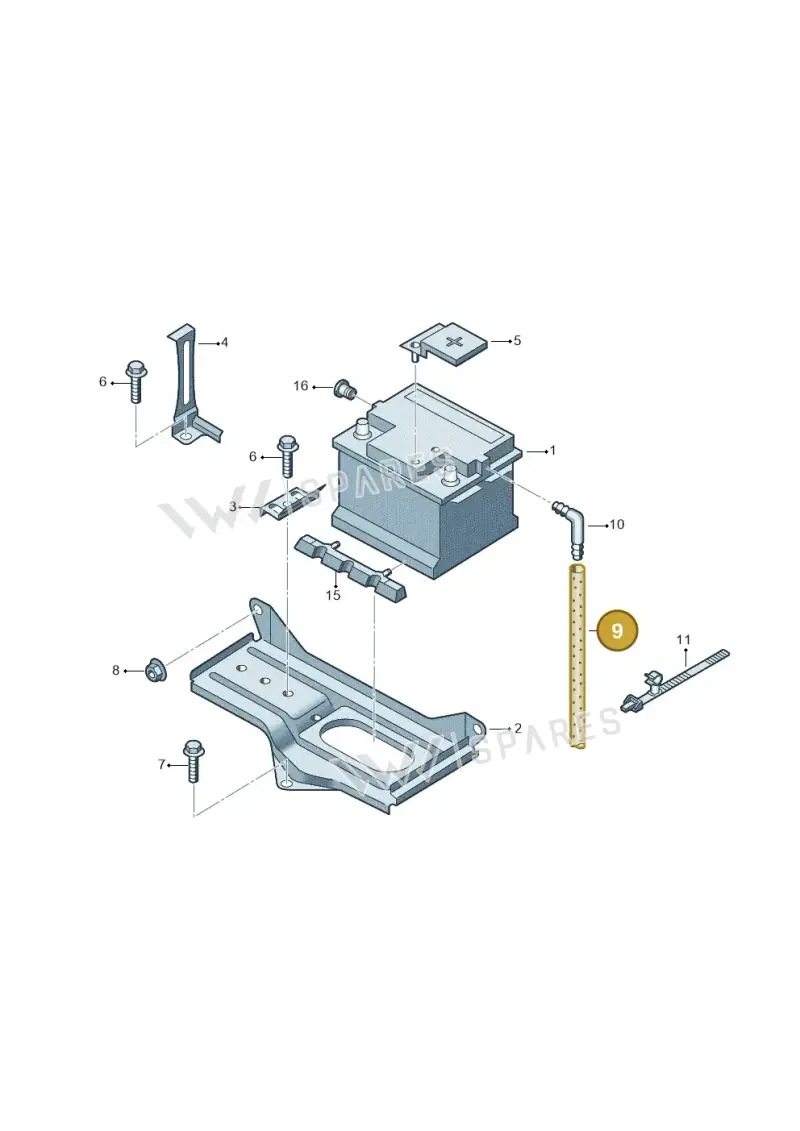 8E0915531 — SEAT Exeo ST Reference (2008-2011) diagram 156915100, position 9