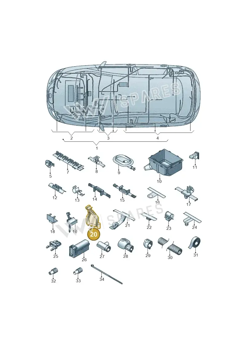 8E0971818A — SEAT Altea XL Reference (2013-2013) diagram 418971810, position 20
