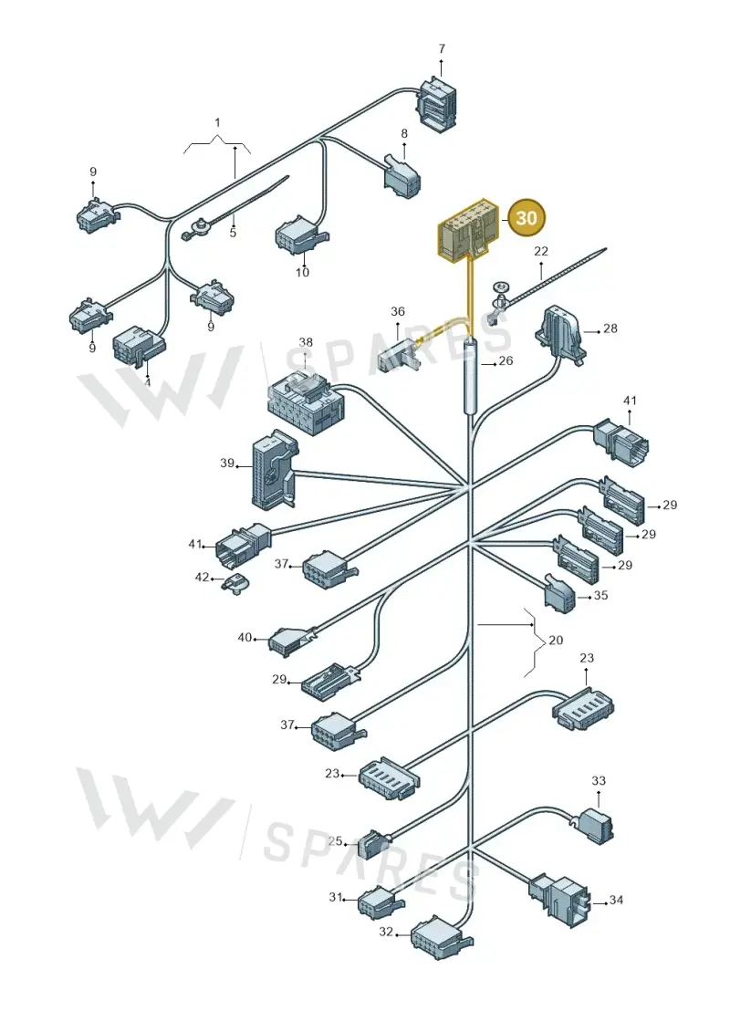 8E0972710 — SEAT Alhambra Stylance (2015-2022) diagram 689972260, position 30