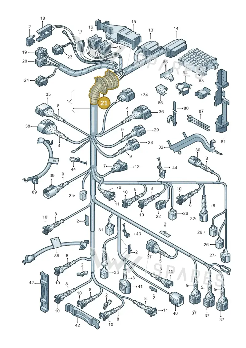 8E1971871F — SEAT Exeo ST Reference (2008-2011) diagram 249971180, position 21