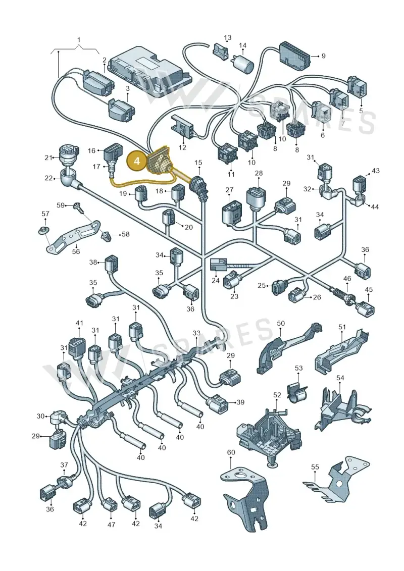 8E1971871F — SEAT Exeo ST Reference (2008-2011) diagram 636971300, position 4