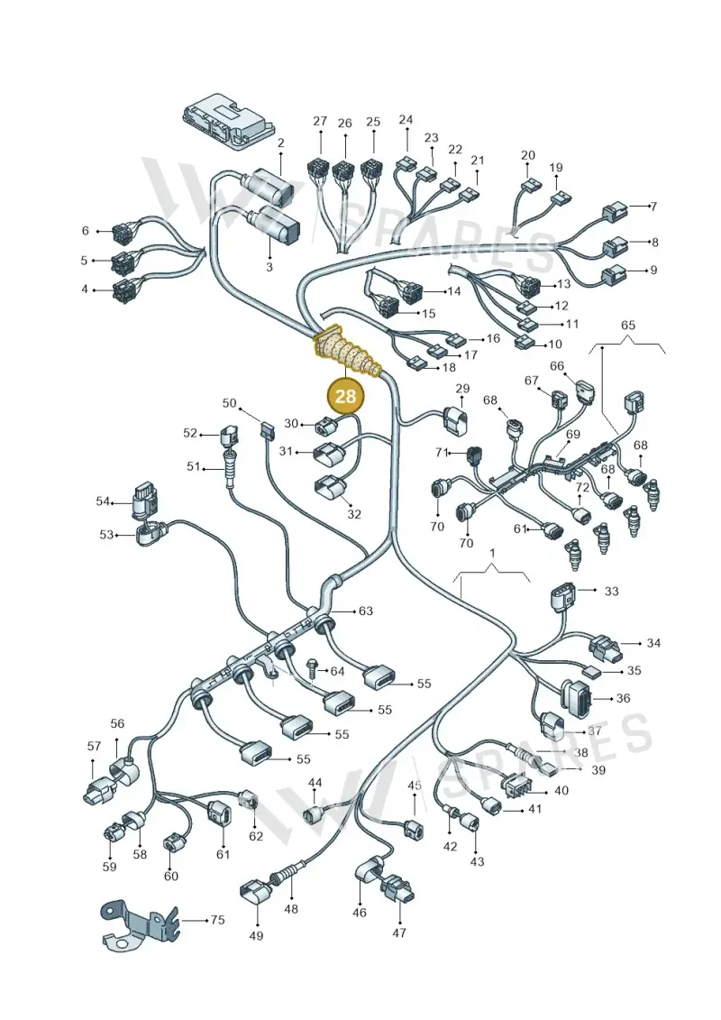 8E1971871F — SEAT Exeo ST Reference (2008-2011) diagram 664971200, position 28