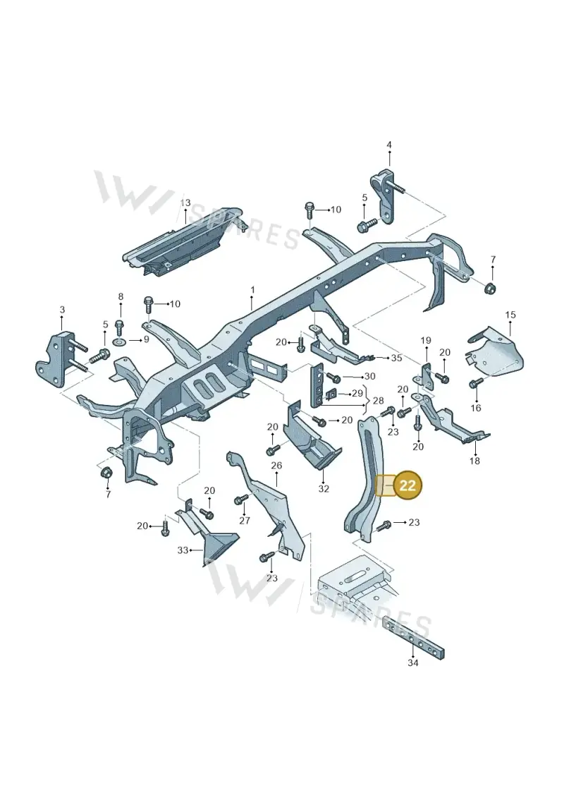 8E2857320A — SEAT Exeo ST Reference (2008-2011) diagram 273857000, position 22