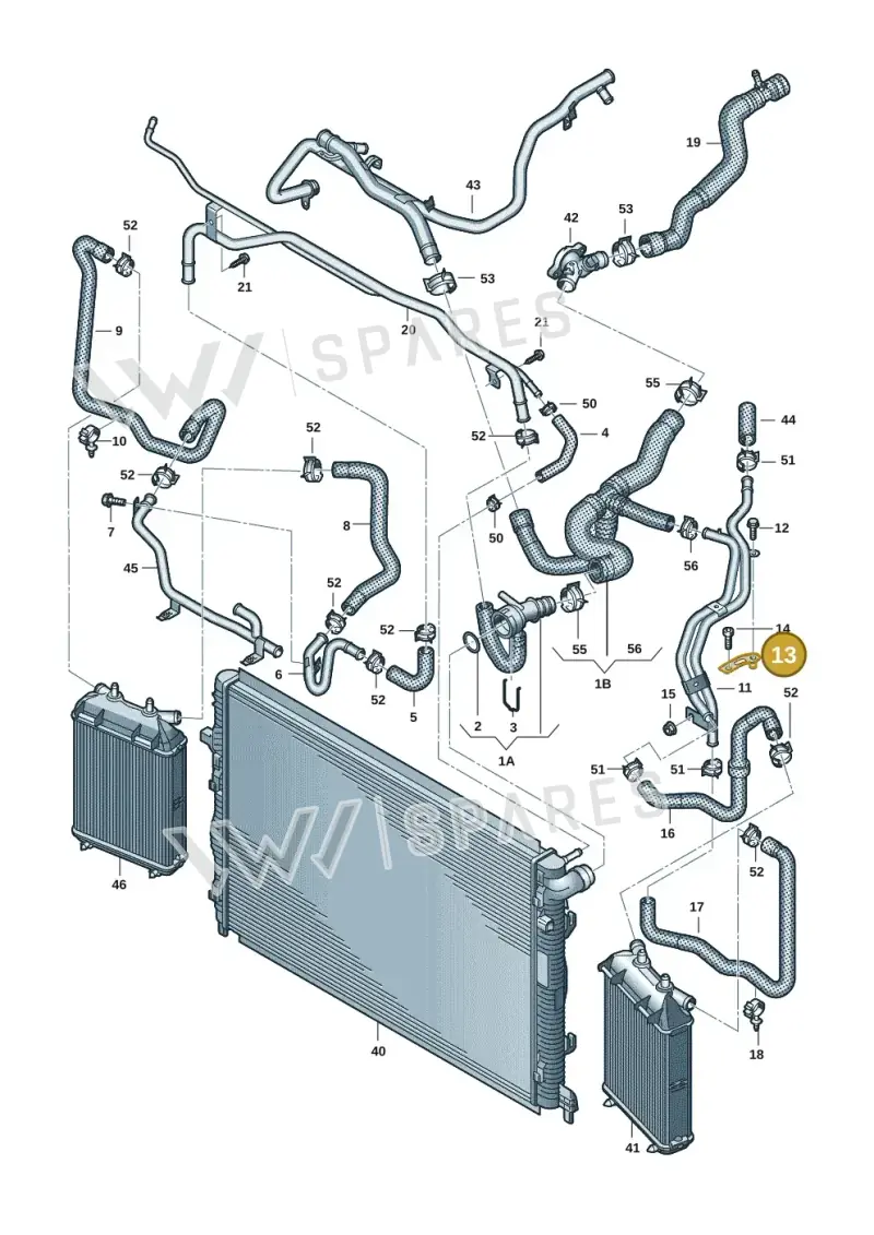 8J0121264G — SEAT Formentor TSI CUPRA (2020-) diagram 5ff121360, position 13