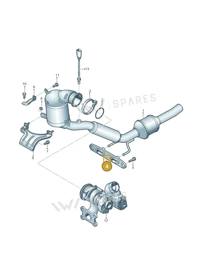 8J0253144M — SEAT Formentor TSI CUPRA (2020-) diagram 793253200, position 4