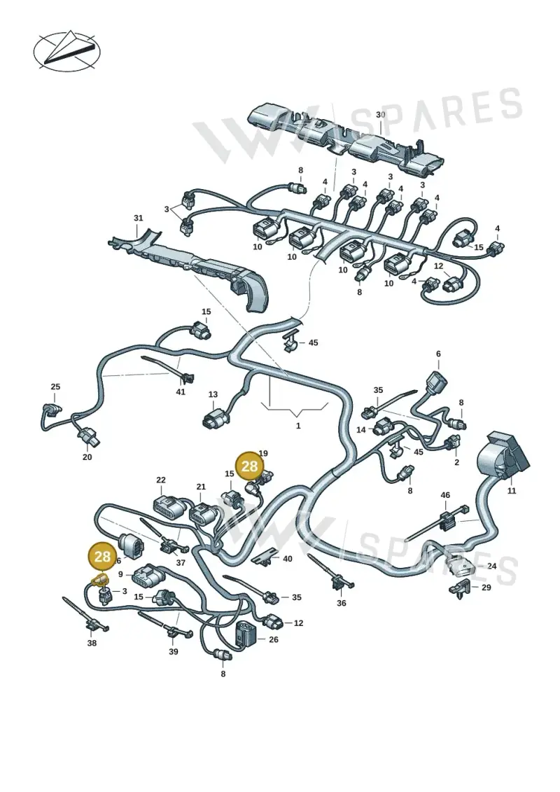 8J0971921 — SEAT Formentor TSI CUPRA (2020-) diagram 5h0971018, position 28