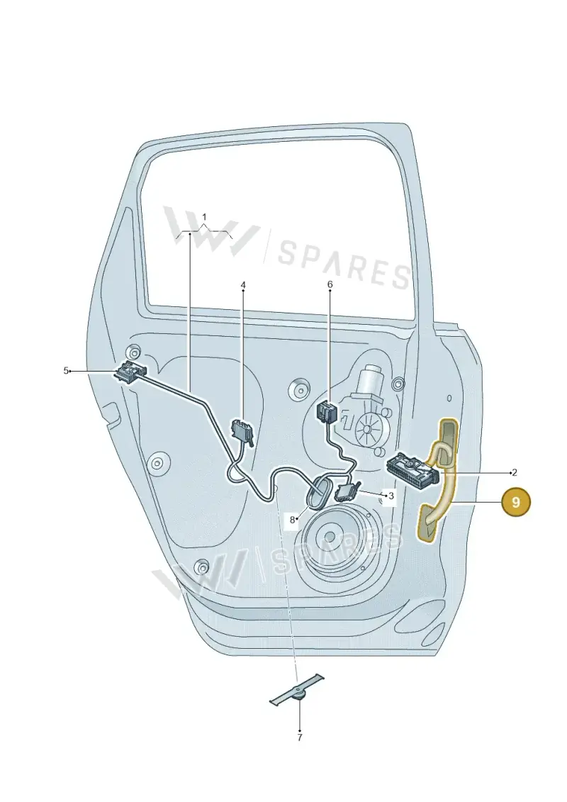 8K0959845 — SEAT Ibiza Stylance (2015-) diagram 773972400, position 9