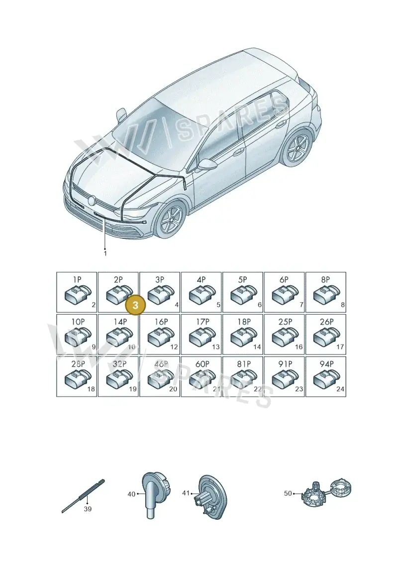 8K0973702G — SEAT Formentor TSI CUPRA (2020-) diagram 5h0971080, position 3
