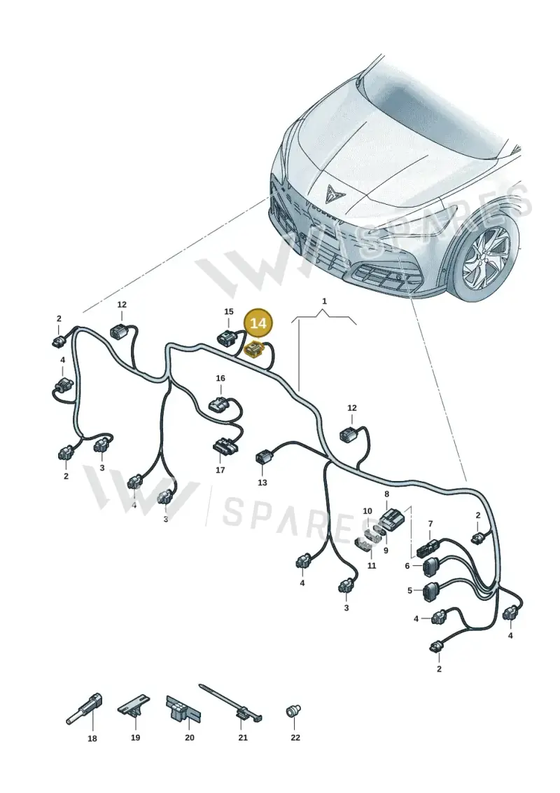 8K0973703E — SEAT Tavascan Cupra (2023-) diagram 20h971000, position 14