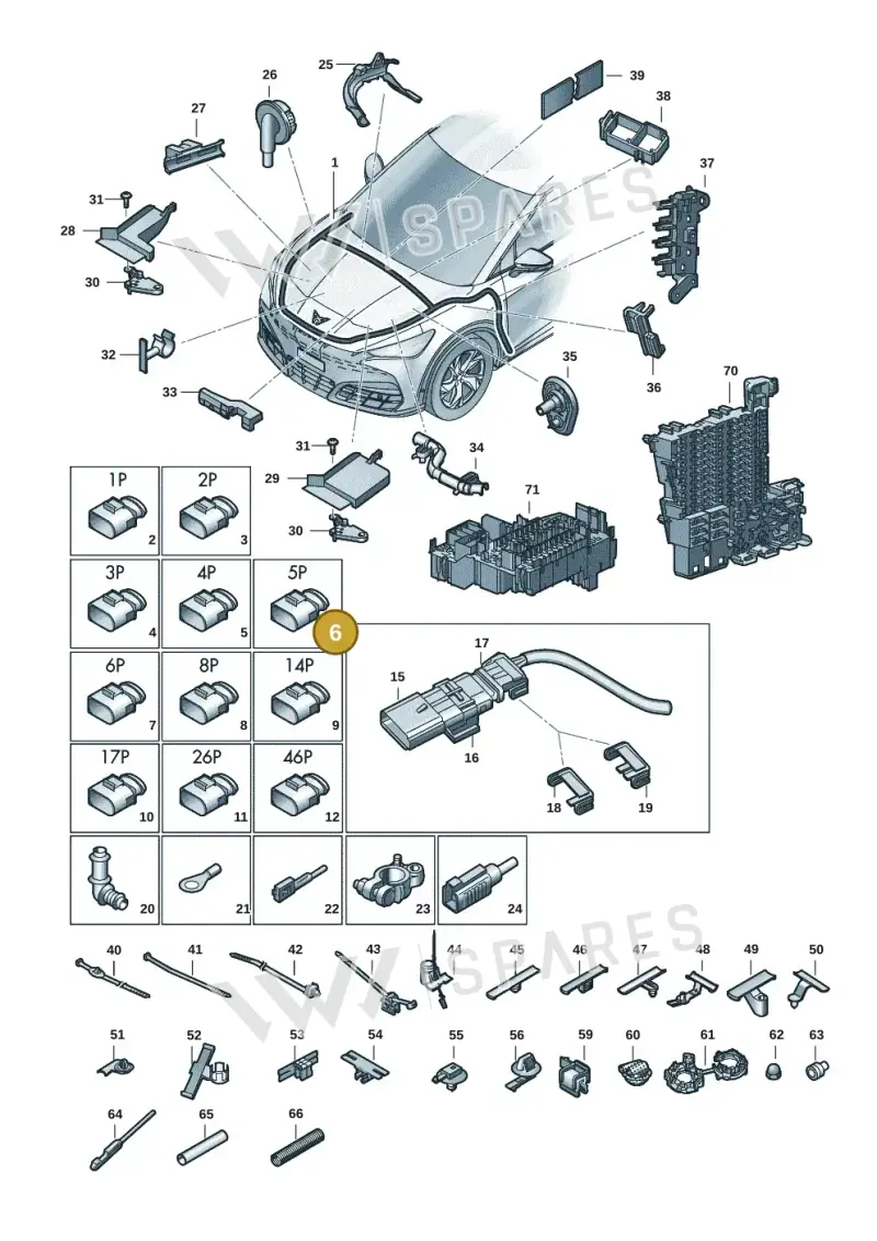 8K0973705A — SEAT Tavascan Cupra (2023-) diagram 20h971080, position 6