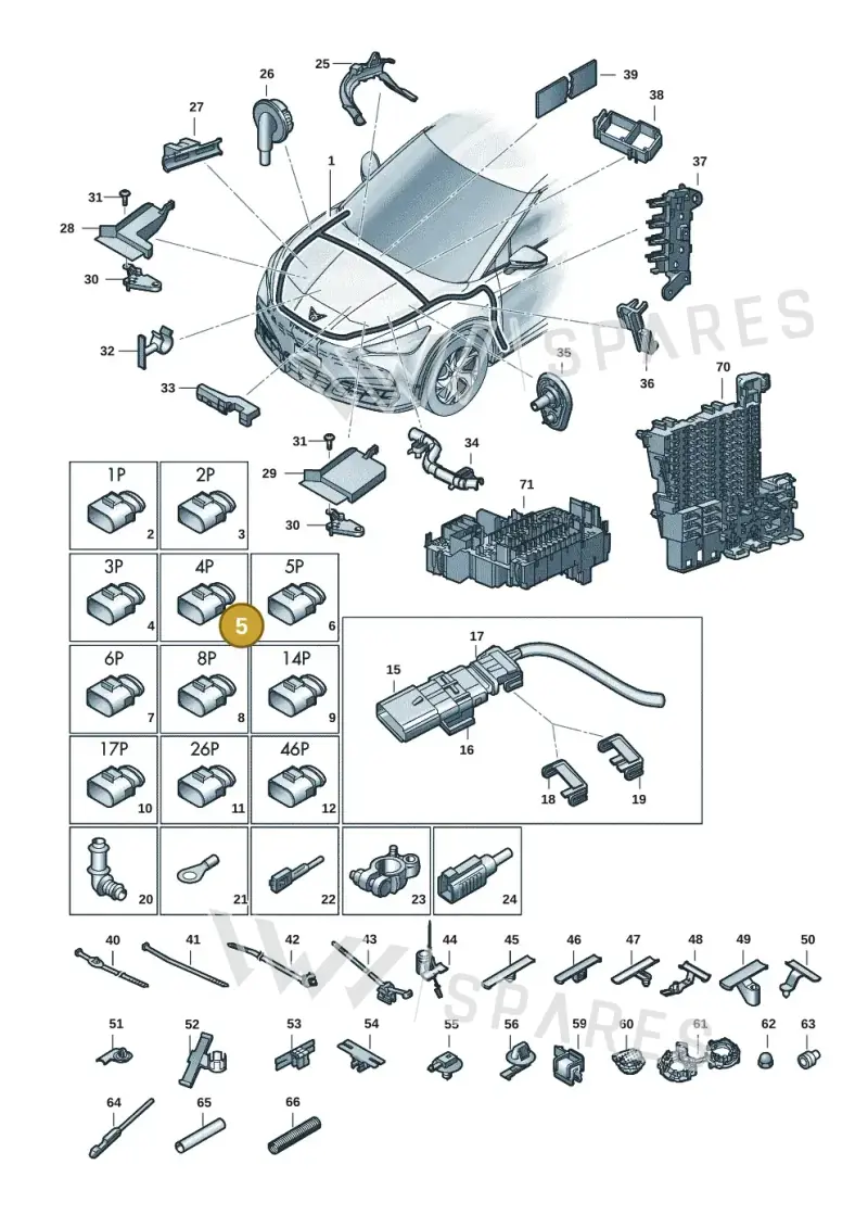8K0973724 — SEAT Tavascan Cupra (2023-) diagram 20h971080, position 5