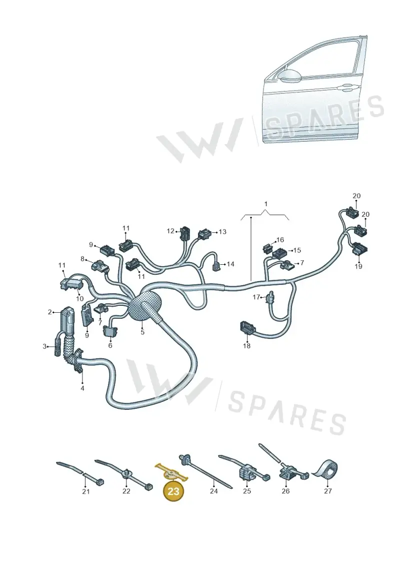 8P4971843 — SEAT Tavascan Cupra (2023-) diagram 20h972033, position 23