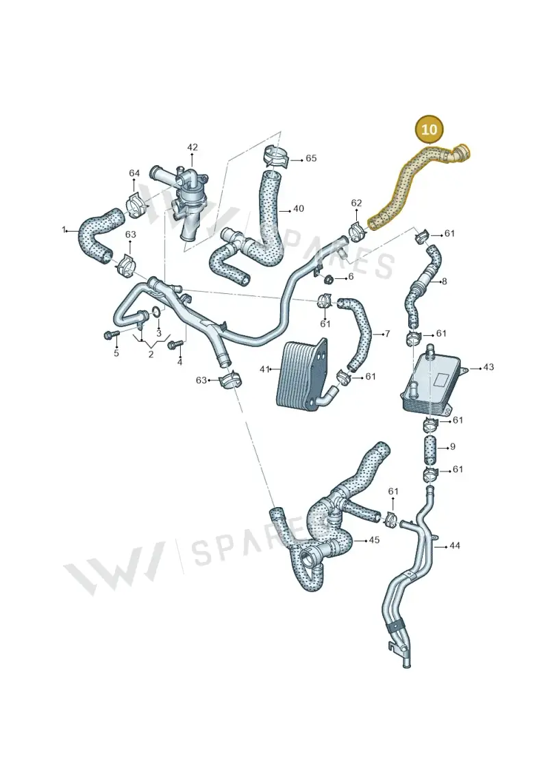 8V0121073 — SEAT Formentor TSI CUPRA (2020-) diagram 858121320, position 10