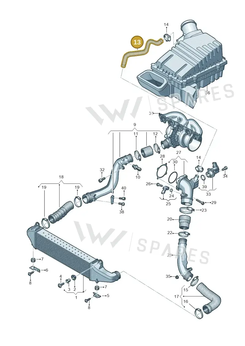 8V0145693 — SEAT Formentor TSI CUPRA (2020-) diagram 596145610, position 13