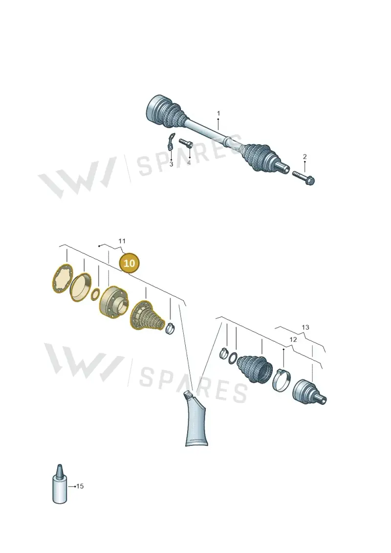 8V0598201 — SEAT Formentor TSI CUPRA (2020-) diagram 898501100, position 10