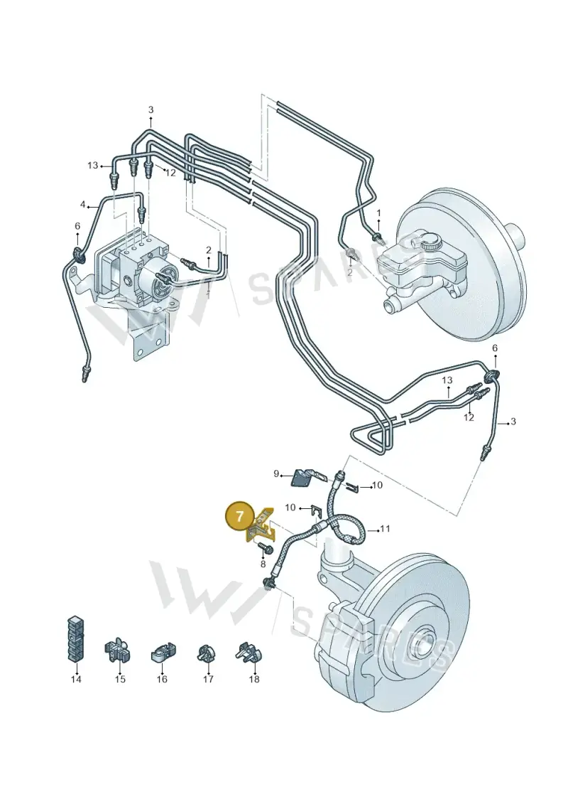 8V0611842 — SEAT Formentor TSI CUPRA (2020-) diagram 869611200, position 7