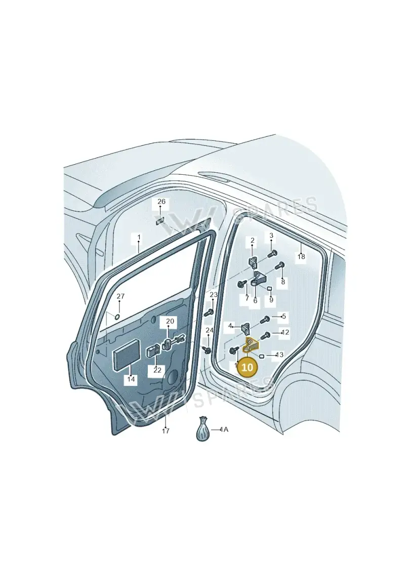 8V5833404C — SEAT Tarraco FR (2018-2024) diagram 833833000, position 10