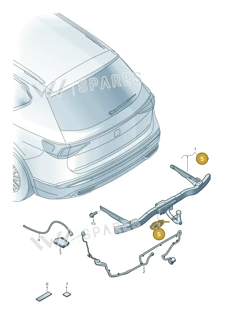 8W0959245 — SEAT Tarraco FR (2018-2024) diagram 591945055, position 5