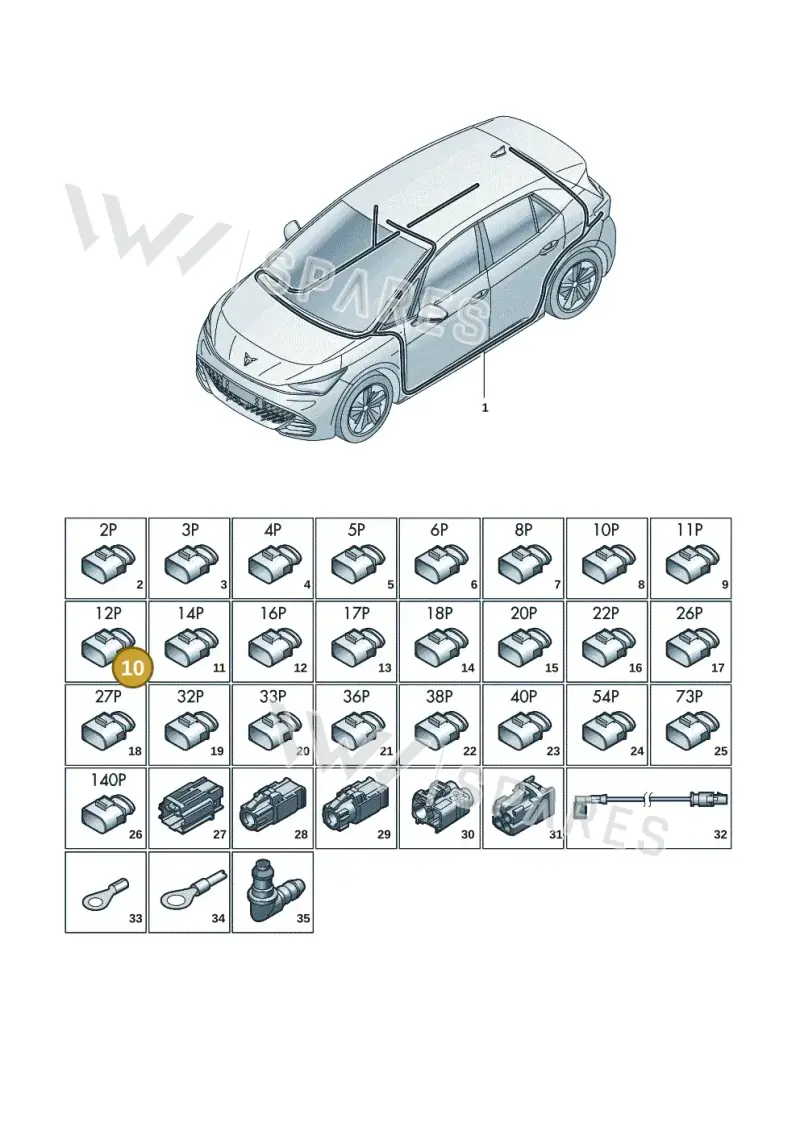 8W0972112 — SEAT EBoost CUPRA (2021-) diagram 10s971081, position 10