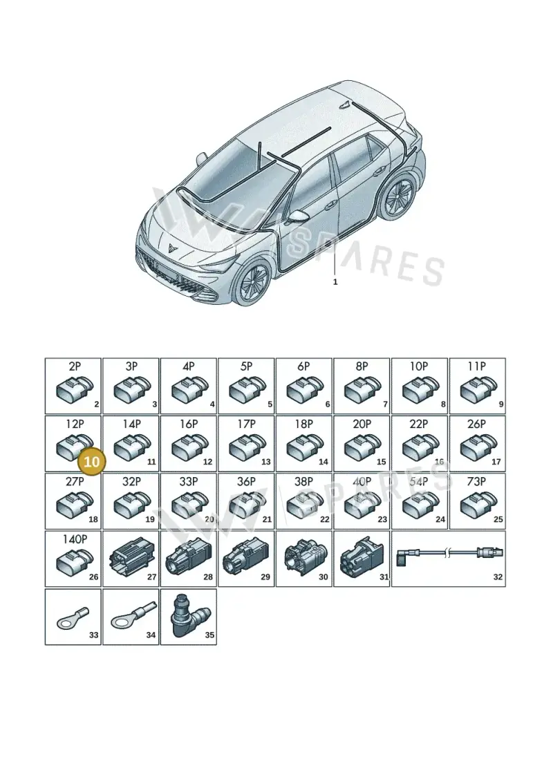 8X0035447B — SEAT EBoost CUPRA (2021-) diagram 10s971081, position 10