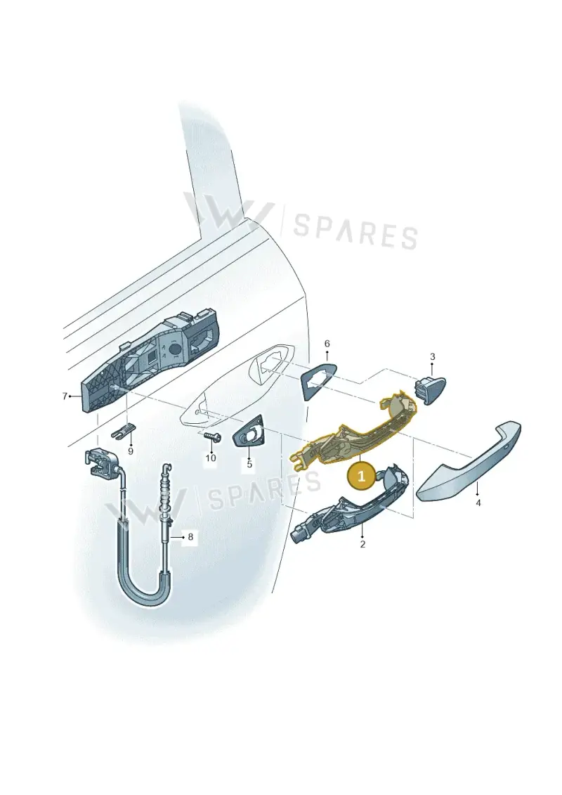 8Y0837205A — SEAT 578 platform diagram 596839000, position 1