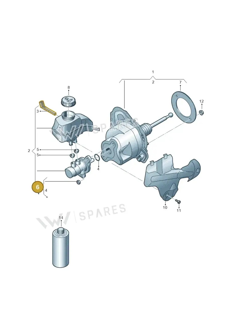 992698181A — SEAT Formentor TSI CUPRA (2020-) diagram 597612200, position 6
