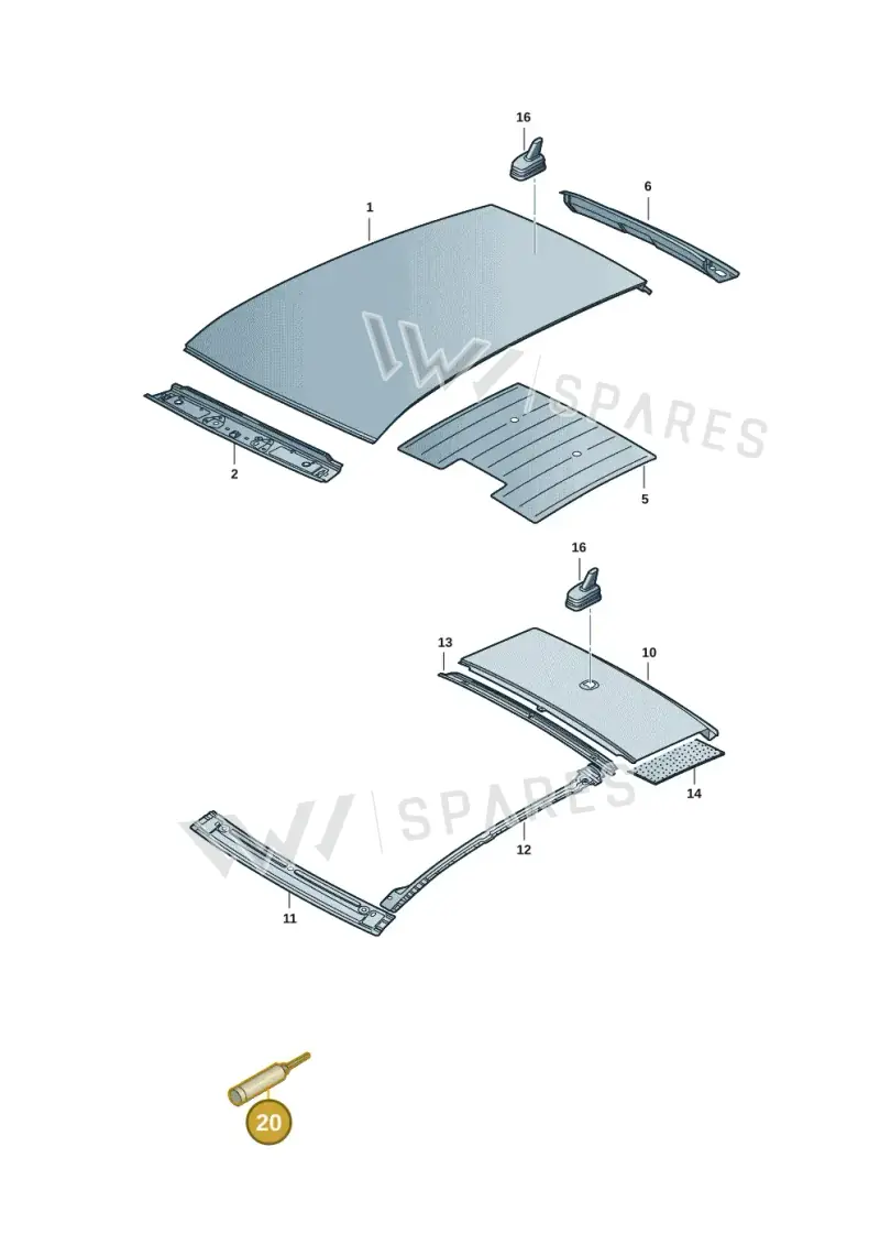 AKD476KD505 — SEAT EBoost CUPRA (2021-) diagram 10a817000, position 20