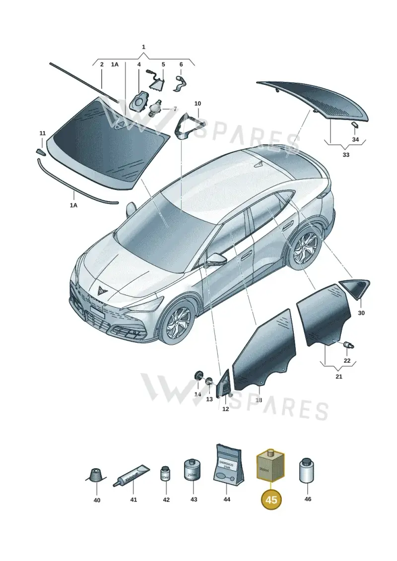 D002000A2 — SEAT Tavascan Cupra (2023-) diagram 20h845000, position 45