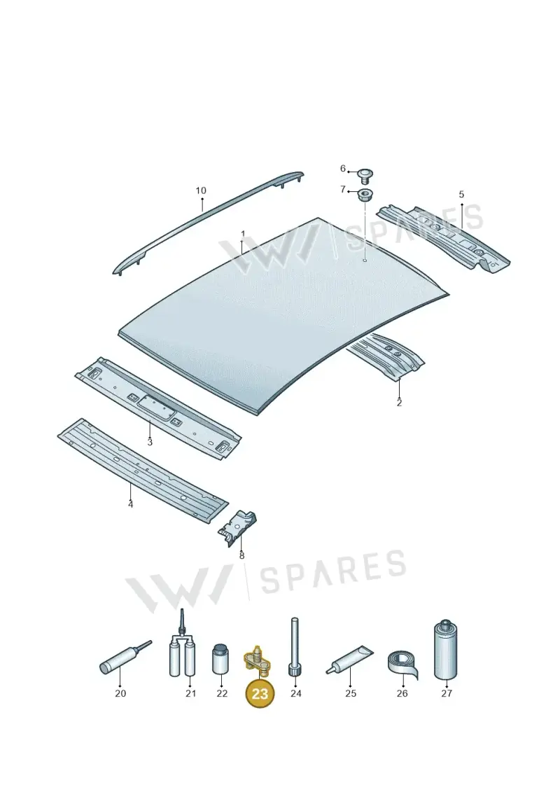 D002003 — SEAT Mii electric (2020-2021) diagram 892817000, position 23