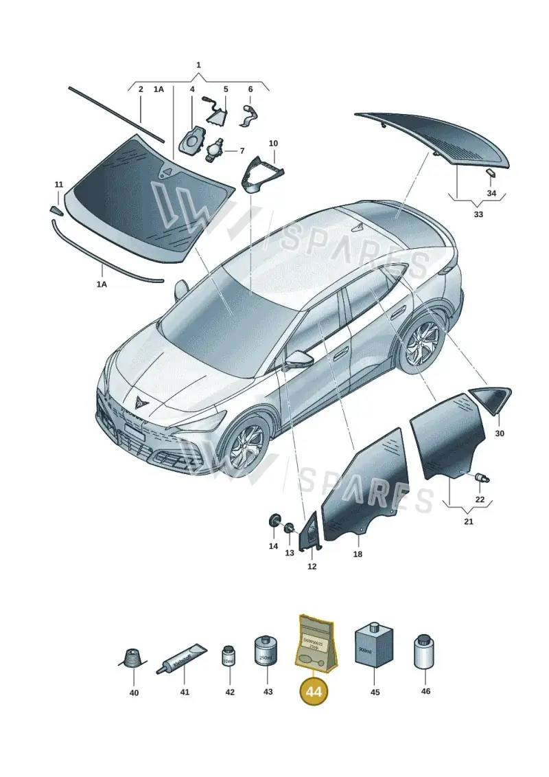 D00950025 — SEAT Tavascan Cupra (2023-) diagram 20h845000, position 44
