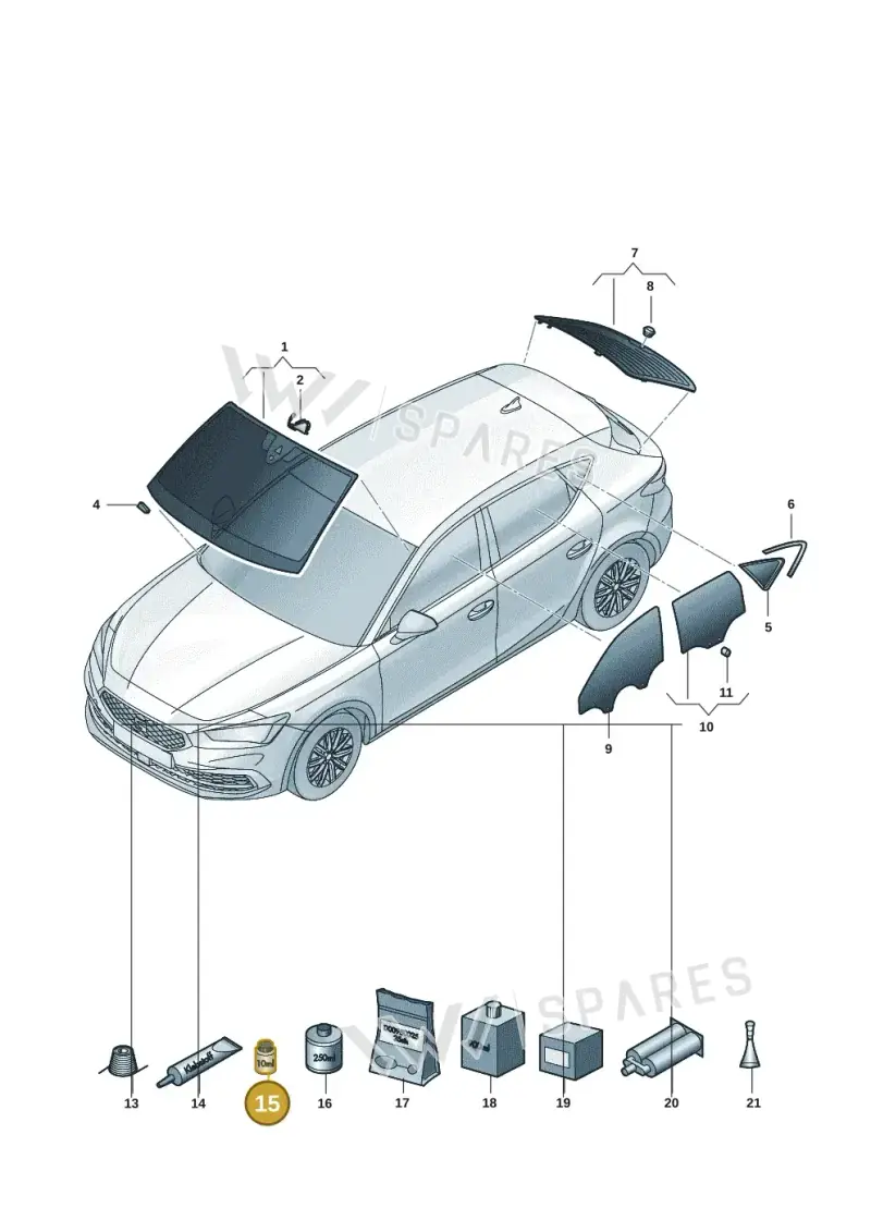 D177500A1 — SEAT Formentor TSI CUPRA (2020-) diagram 5fn845000, position 15