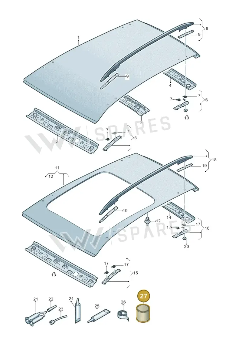 D180KD2A1 — SEAT Formentor TSI CUPRA (2020-) diagram 5ff817000, position 27