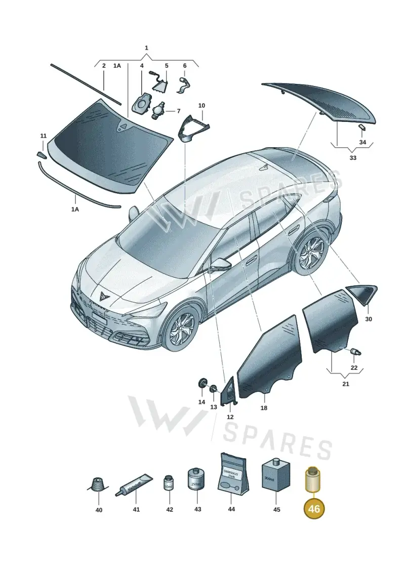 D181802M1 — SEAT Tavascan Cupra (2023-) diagram 20h845000, position 46