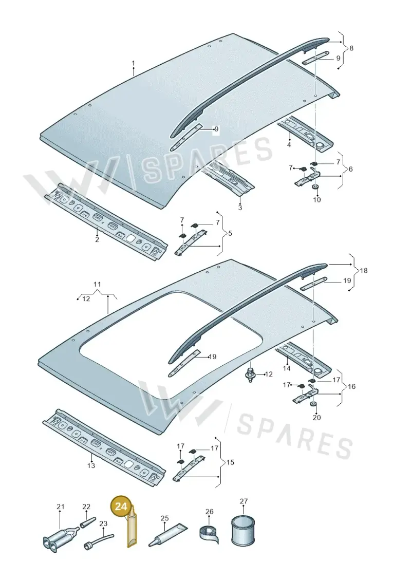 D197300A2 — SEAT Formentor TSI CUPRA (2020-) diagram 5ff817000, position 24