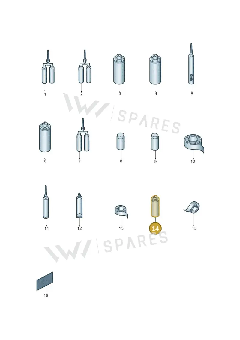 D330KD1A2 — SEAT Ibiza Reference (2008-2011) diagram 806800110, position 14
