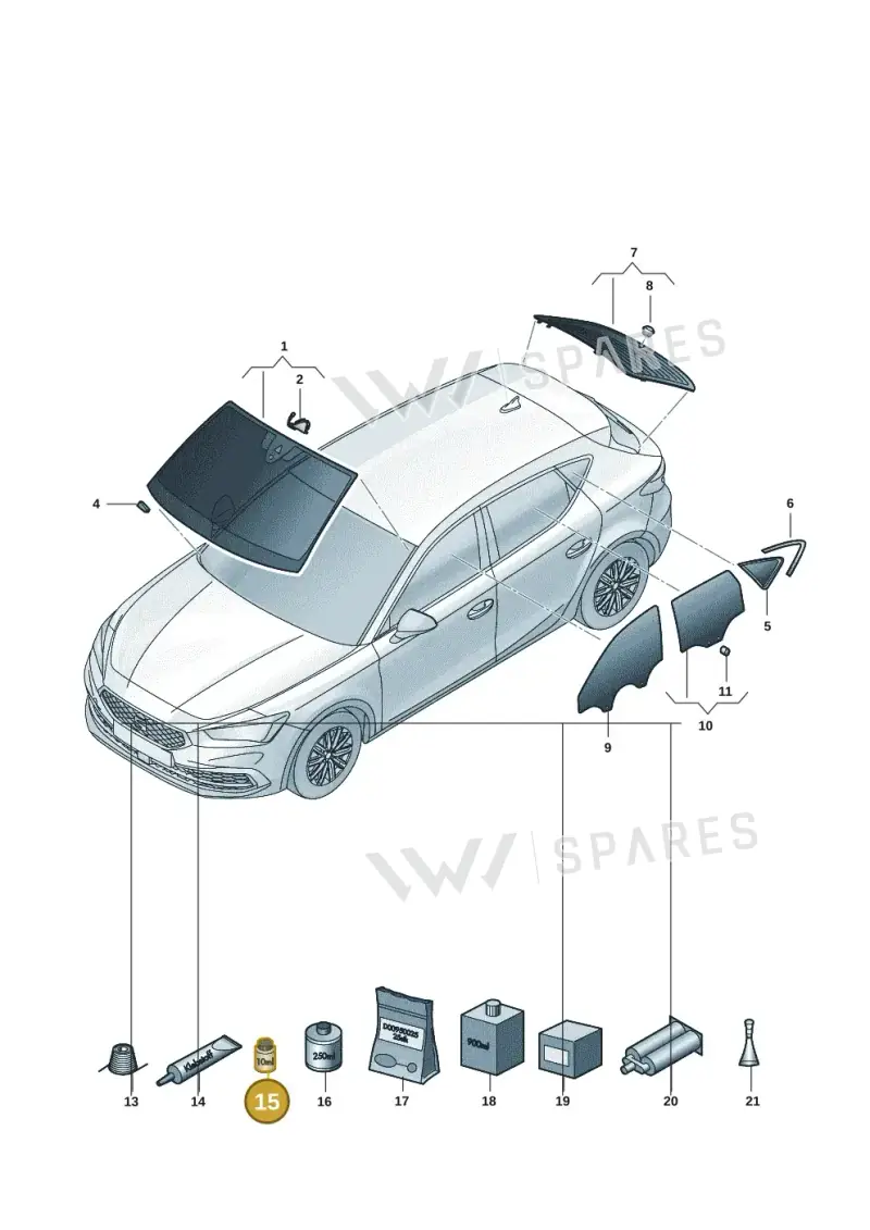 D366PR1A1 — SEAT Formentor TSI CUPRA (2020-) diagram 5fn845000, position 15