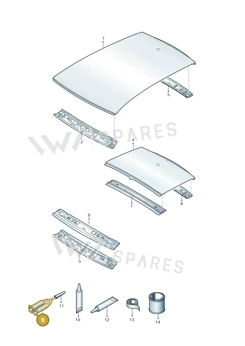 DA001730A2 — SEAT Ibiza FR (2017-) diagram 835817000, position 9