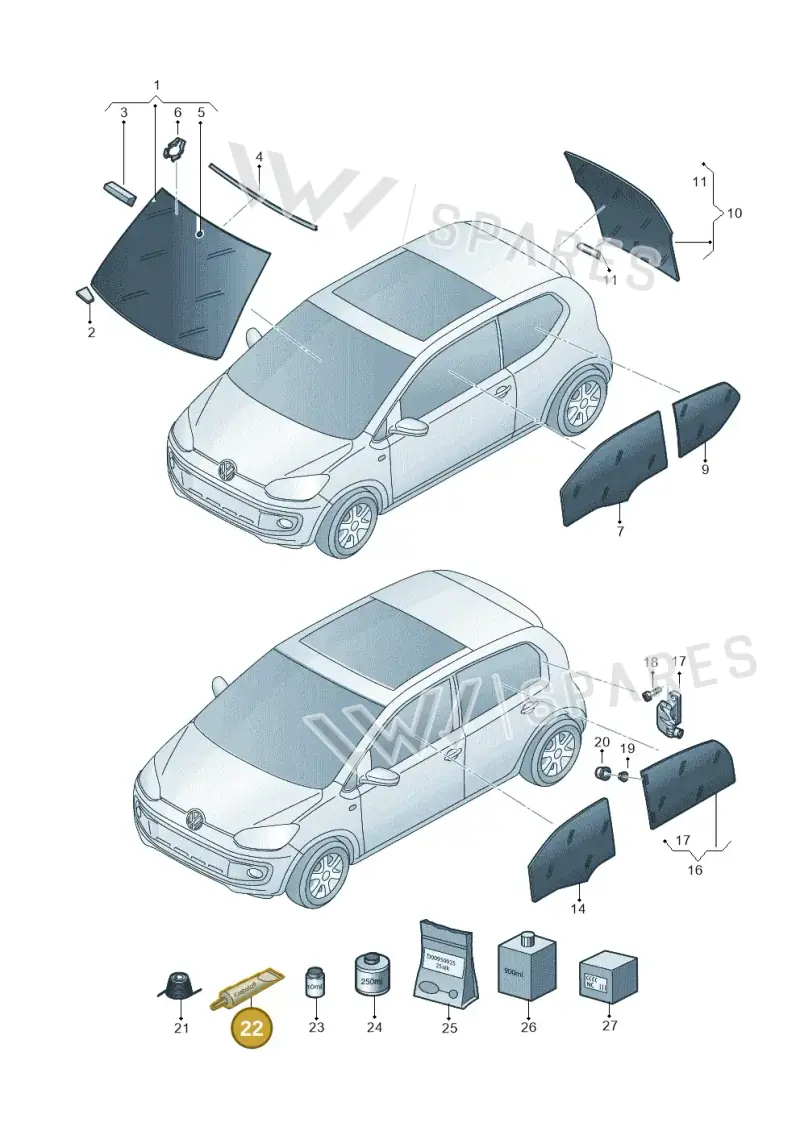DH009100A2 — SEAT Mii electric (2020-2021) diagram 899845000, position 22
