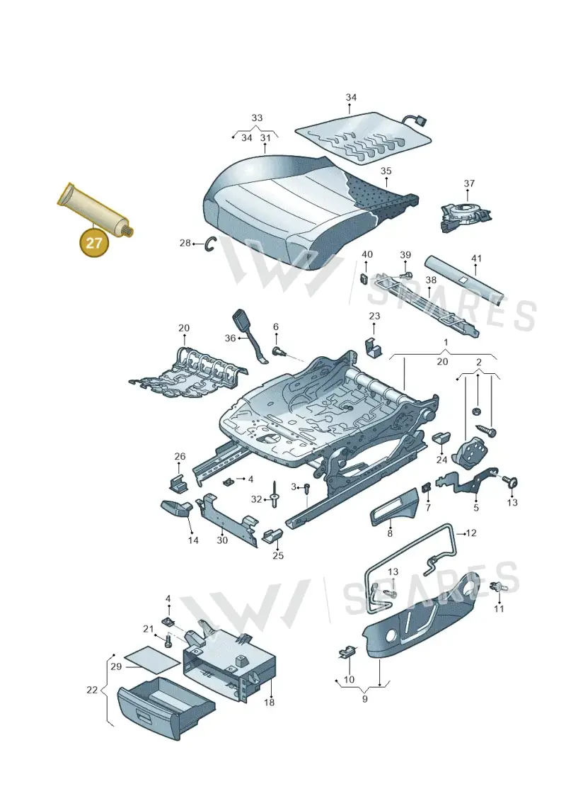 G00045002 — SEAT Tarraco FR (2018-2024) diagram 591881000, position 27