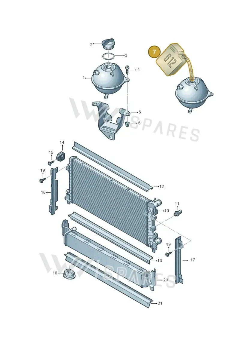 G012A8GA3 — SEAT Toledo Reference (2012-2015) diagram 708121760, position 7