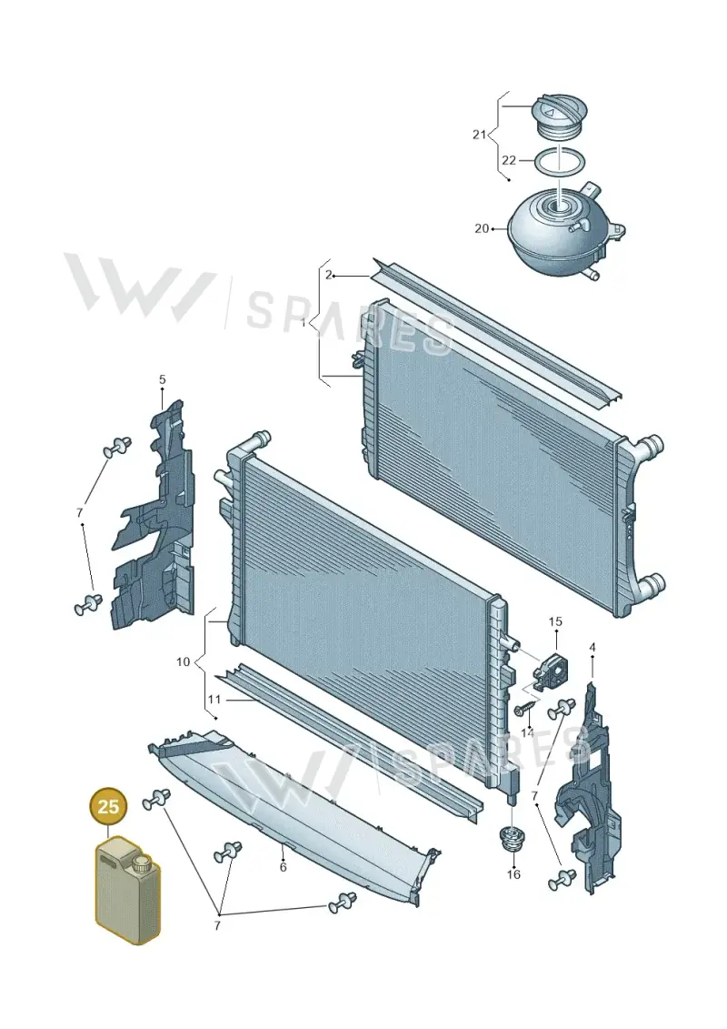 G012A8GA3 — SEAT Leon ST Stylance (2016-2020) diagram 830122080, position 25