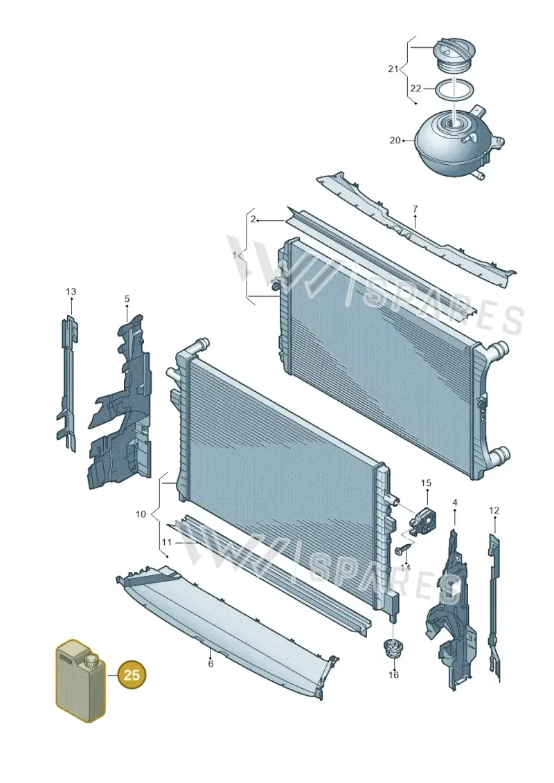 G013A8JM1 — SEAT Formentor TSI CUPRA (2020-) diagram 884122080, position 25
