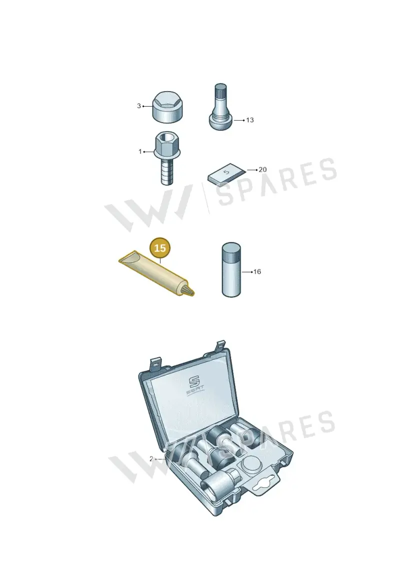 G052109A2 — SEAT Tarraco FR (2018-2024) diagram 591601015, position 15