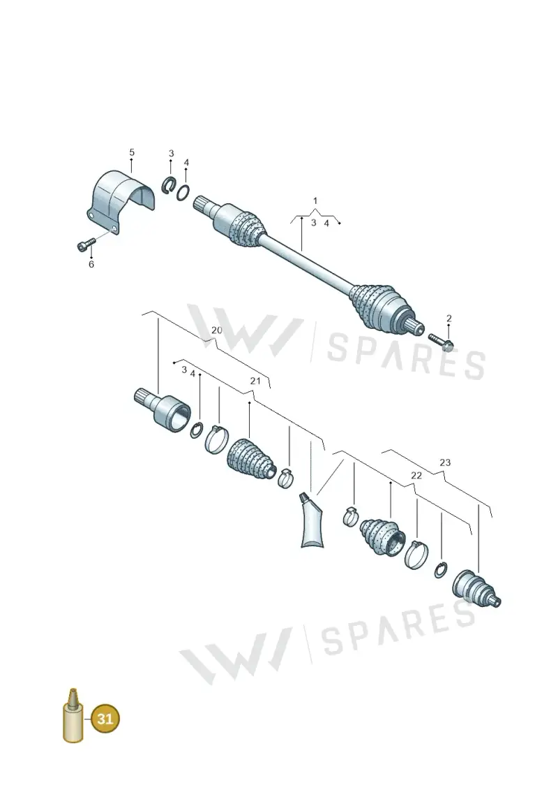 G052109A2 — SEAT Leon style (2019-) diagram 890407520, position 31