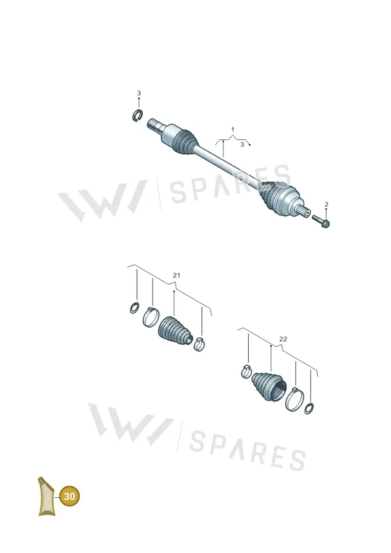 G052133A2 — SEAT Tavascan Cupra (2023-) diagram 10a501015, position 30
