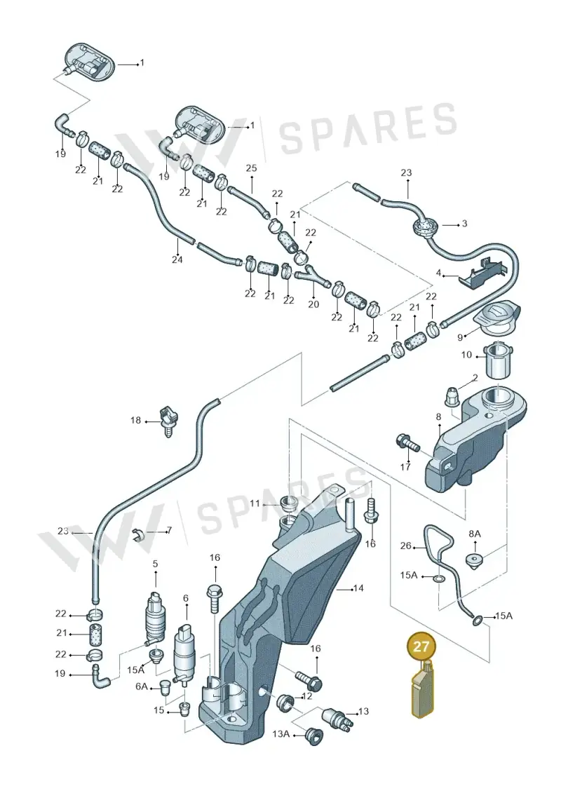 G052164M6 — SEAT Exeo ST Reference (2008-2011) diagram 454955100, position 27